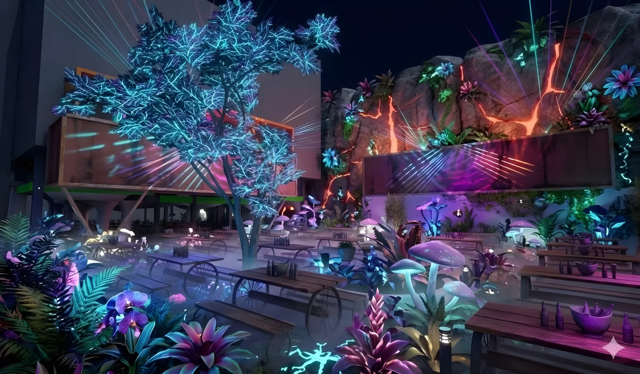 909 Lumina Garden Lounge